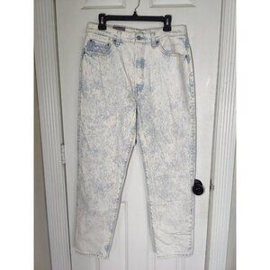 Levi's 501 '81 Women's Acid Wash High Rise Button Fly 100% Cotton Jeans 33x31 Nw